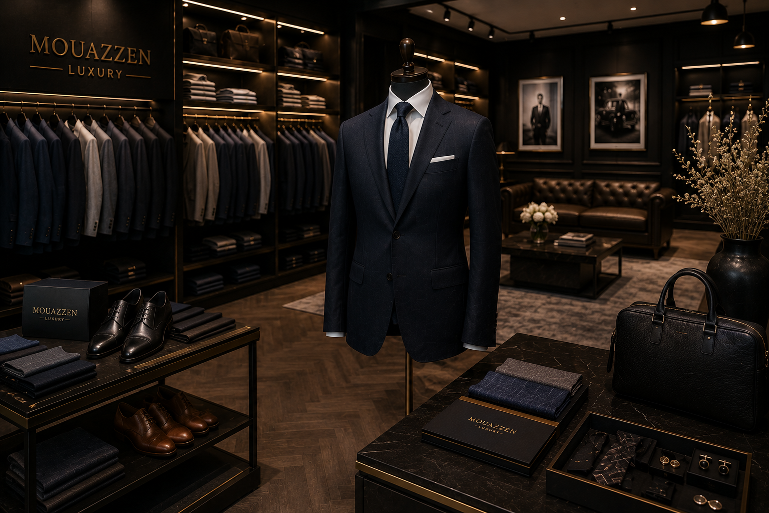 Business executive in an elegant suit