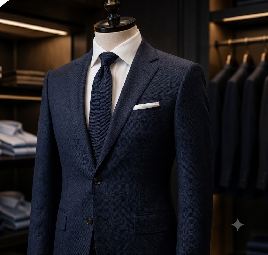 Elegant two-piece classic suit for men